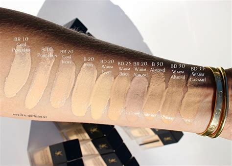 ysl foundation swatch